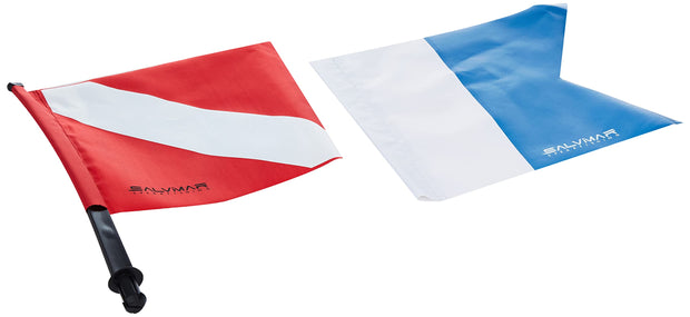 Salvimar Covered Torpedo Buoy with 2 Flags