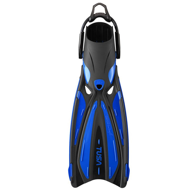 Tusa Solla Dive Fins with Bungee Strap(Cobalt Blue / Small)