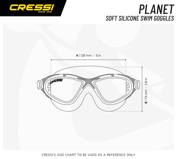 Cressi Planet Adult Swim Goggles