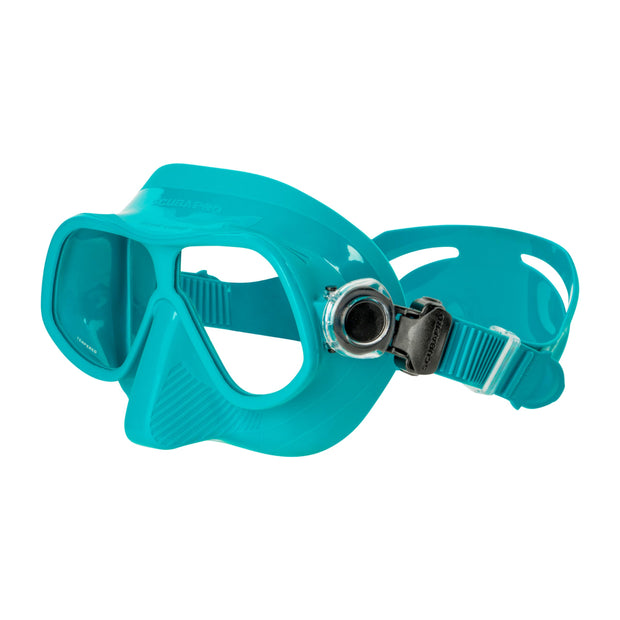 SCUBAPRO Steel Comp Freediving Mask, with Dual Lens and Frameless, Low Volume Design, Orange