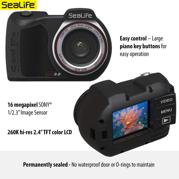 SeaLife Micro 3.0 Pro 3000 Underwater Camera & Light Set