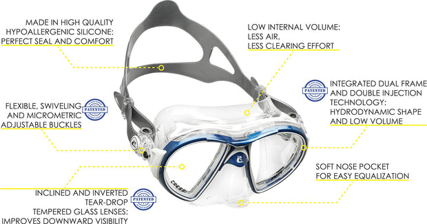 Cressi Eyes Evolution Crystal Dive Mask