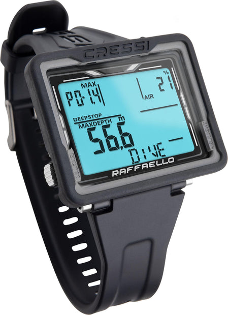 Cressi Raffaello Dive Computer(Black/Grey)