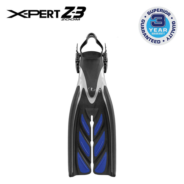 TUSA SF-15 X-Pert Zoom Z3 Open Heel Scuba Diving Fins