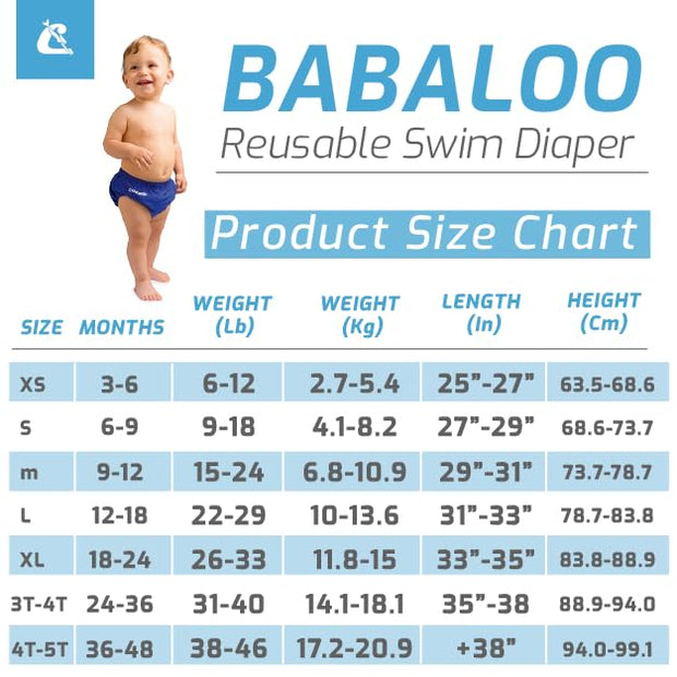 Cressi Babaloo Reusable Swim Diaper