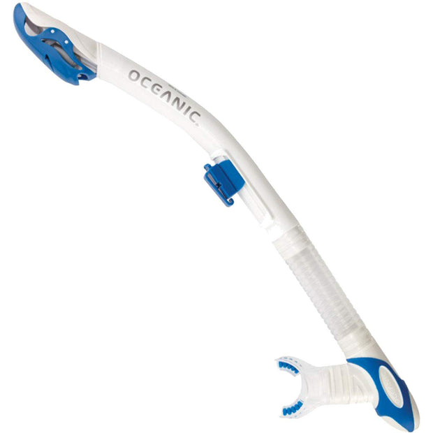 Oceanic Ultra Dry Snorkel(White/Blue)
