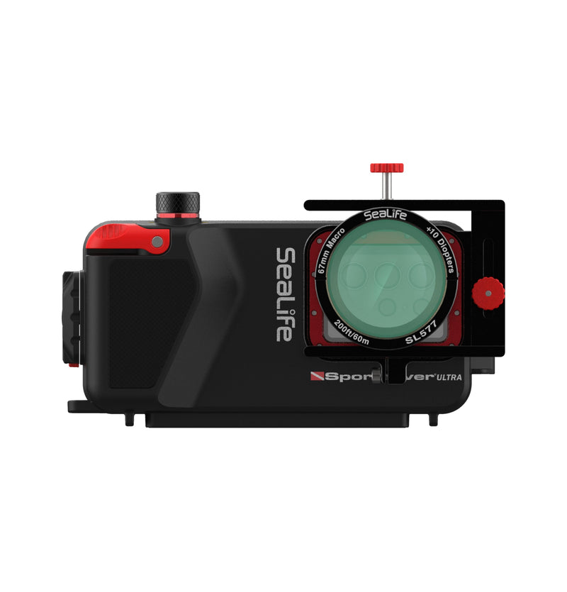 SeaLife SportDiver 67mm +10 Macro Lens — Close-Up Lens for SportDiver (SL081 Adapter) & 67mm Housings