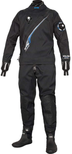 Bare Trilam Tech Dry Men's Drysuit(Black / Small)