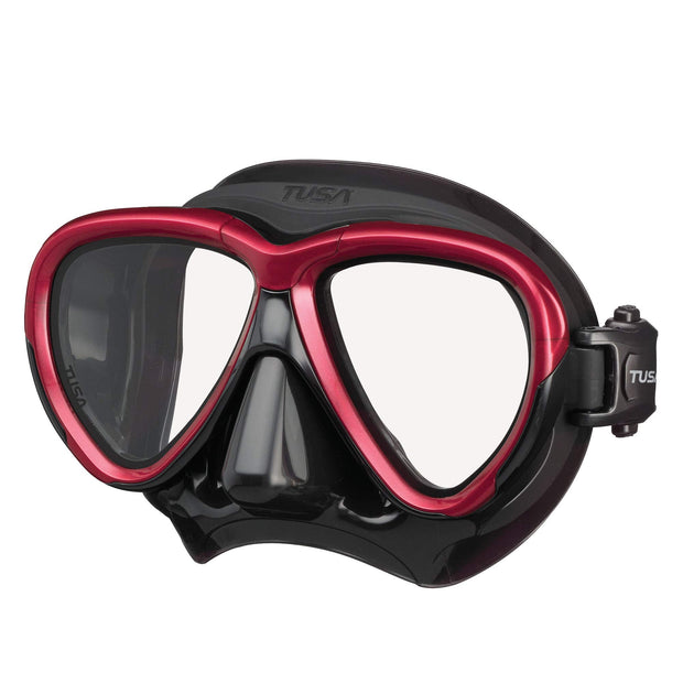 Tusa Intega Mask(Black/Metallic Dark Red)