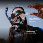 Cressi x Steve Aoki Limited Edition HiroQuest Adult Mask & Snorkel Set