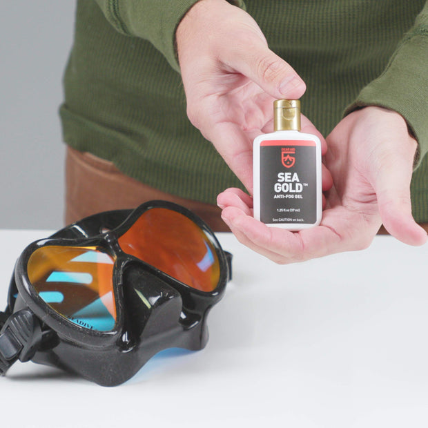 GEAR AID Sea Gold Anti-Fog Gel Coating for SCUBA Dive Masks, 1.25 oz