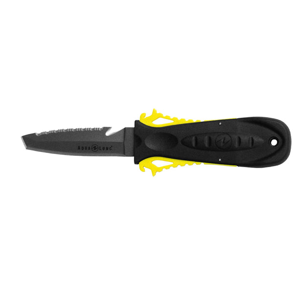 Deep See Wenoka Squeeze Lock Titanium Knife, Tanto Tip - Blue