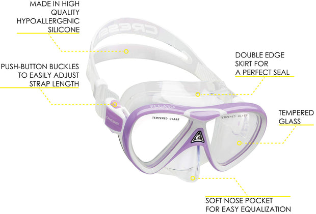 Cressi Ocean Kids Snorkel Combo
