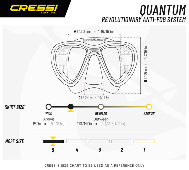 Cressi Quantum Dive Mask