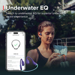SUUNTO Aqua Light Swimming Open-Ear Bluetooth Headphone, 32GB MP3 Player for Running, Bone Conduction Headphone w/Dual-Mic, IP68 Waterproof, 10H Playtime & APP Support, 28g Lightweight, Reef Blue