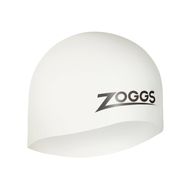 Zoggs Easy-fit Silicone Cap(White / One Size)