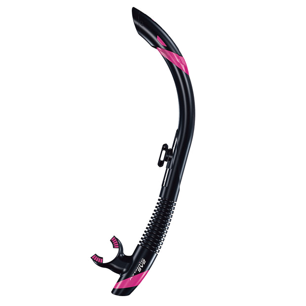Atomic Aquatics SV2 Semi-Dry Flex Dive Snorkel(Black/Fuchsia)