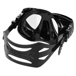 Set TRIS M-30 ANTIFOG S/BL, SEAC Clear AntiFog Mask, Dual Tempered Glass + Jet Freediving Snorkel + M-30 Freediving Fins, for Snorkeling Spearfishing