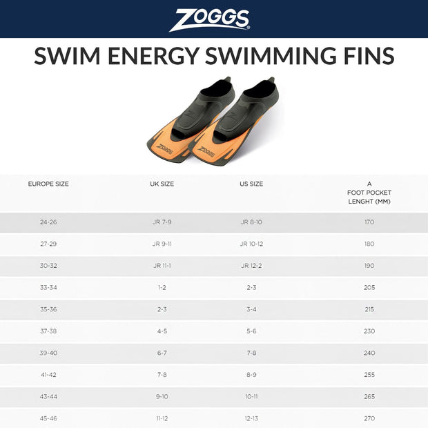Zoggs Swim Fin Energy