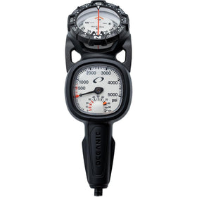 Oceanic Maxview Combo Pressure Gauge and Compass