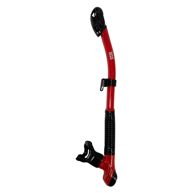 Sherwood Tiga Dry Snorkel(Red/Black Silicone)