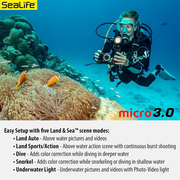 SeaLife Micro 3.0 Underwater Camera Gift Set