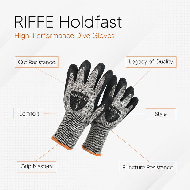 Riffe Holdfast High Impact Cut Resistant Gloves
