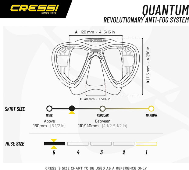 Cressi Quantum Dive Mask