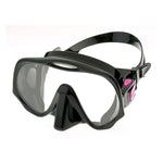 Atomic Aquatics Frameless Mask(Black/Fuchsia / Medium Fit)