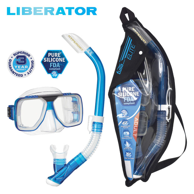 TUSA Sport Adult Liberator Mask and Snorkel Combo