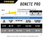 Cressi Bonete Open Heel Snorkel Fins