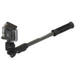 AquaPod Mini Camera Pole with Standard -20 Camera Mount & Action Camera Adapter - Extends 15.5 to 38 - Gets Closer to Subjects - Tilts for Selfies