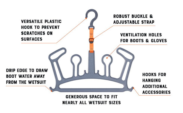 C-Monsta Wetsuit Hanger V2(Grey)