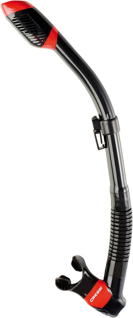 Cressi Supernova Dry Snorkel(Black/Red)