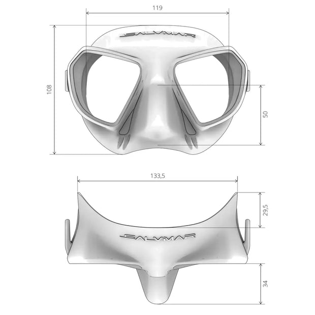 Salvimar Noah Anti Fog Dive Mask