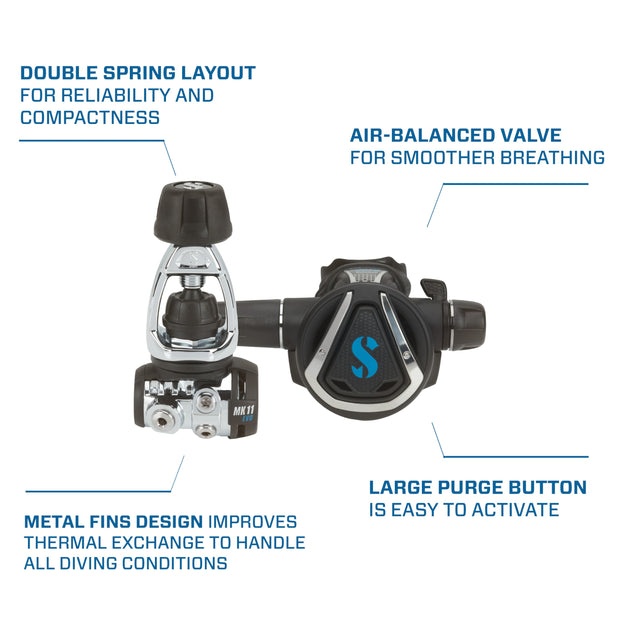 SCUBAPRO MK11 EVO/C370 Dive Regulator System, INT