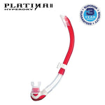 TUSA SP-170 Platina Hyperdry II Scuba Diving Snorkel(Bougainvillea Pink)