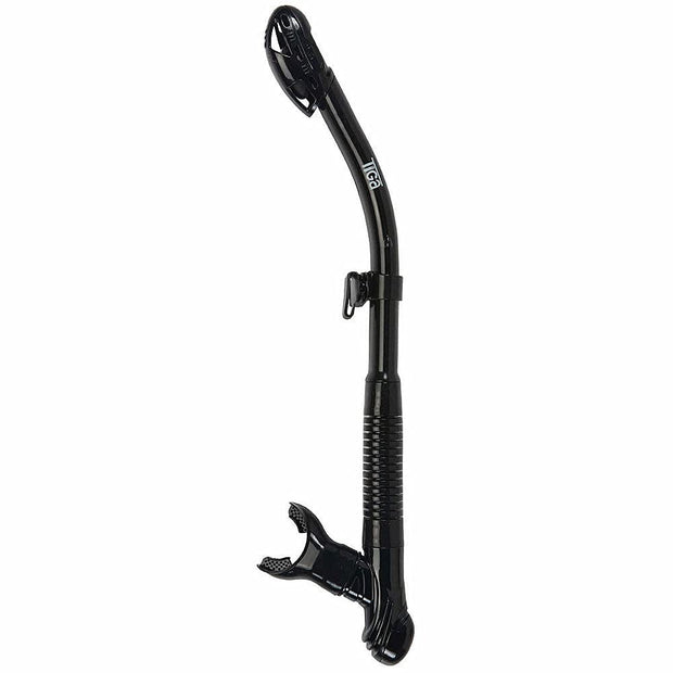 Sherwood Scuba Tiga Dry Snorkel(Black Silicone)