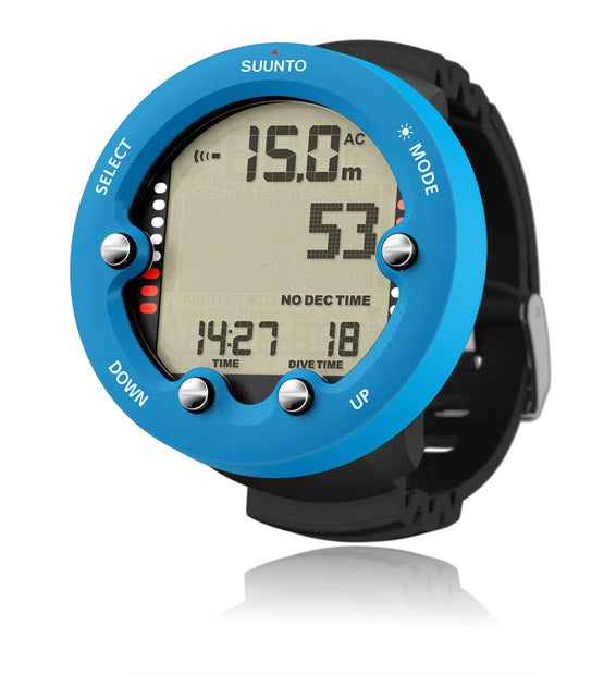 Suunto Zoop Novo Wrist Scuba Diving Computer(Blue / w/out USB)