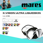 Mares X-Vision Ultra Liquidskin Dive Mask