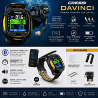 Cressi Da Vinci Wrist Dive Computer