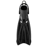 Tusa Solla Dive Fins with Bungee Strap(Black / X-Small)