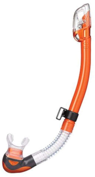 TUSA SP-0101 Hyperdry Elite II Scuba Diving Snorkel(Energy Orange)
