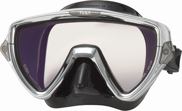 TUSA M-110 Visio Uno Pro Scuba Diving Mask, Chrome