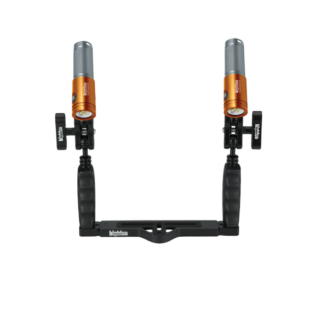 Bigblue Camera Tray Kit - AL2900XWP (2) + CLP02 (2) + Extendable Camera Tray(Orange)