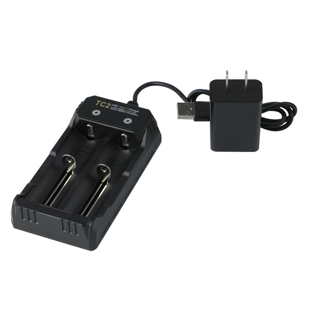 Dual Battery Charger USB(Default Title)