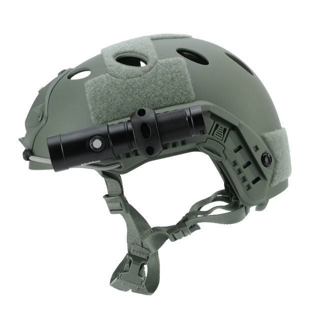 Dual-Light Dive Helmet with Adjustable Mounts