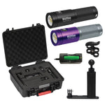 Bigblue AL 2000 Lumen Extra-Wide Tri-Color Video Light (AL2000XWP-II) & SingleArm Tray with Hard Case(Black)