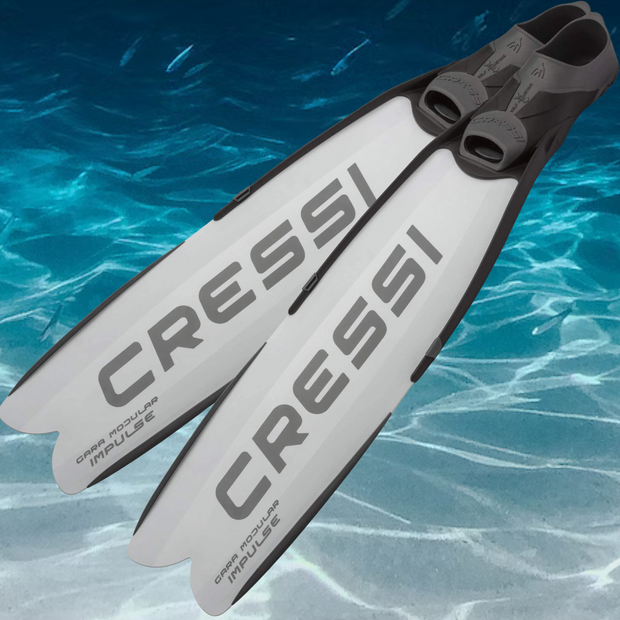 Cressi Gara Modular Impulse Full Foot Freediving Fins