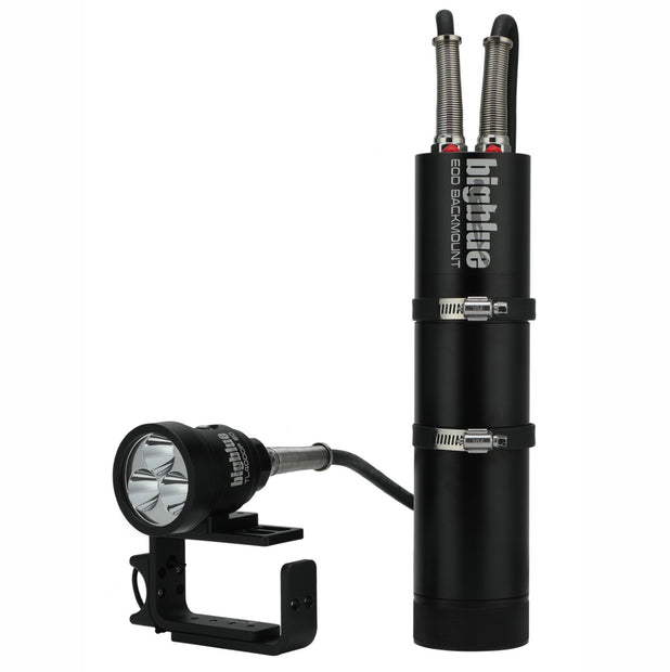 Bigblue 4000 Lumen Narrow Beam Technical Light EOD Cord - Backmount Canister(Default Title)
